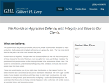 Tablet Screenshot of gilbert-levy.com